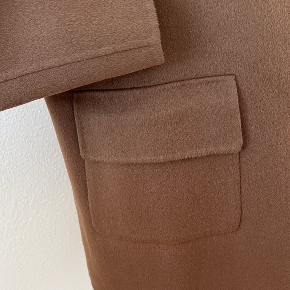 Cinzia Rocco Classic Short Baby Alpaca Wool Coat - Picture 11 of 14